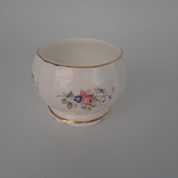Vintage Royal Stafford Bone China Floral Sugar Bowl - Picture 1 of 8